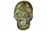 Polished Dragon's Blood Jasper Skull - South Africa #112182-1